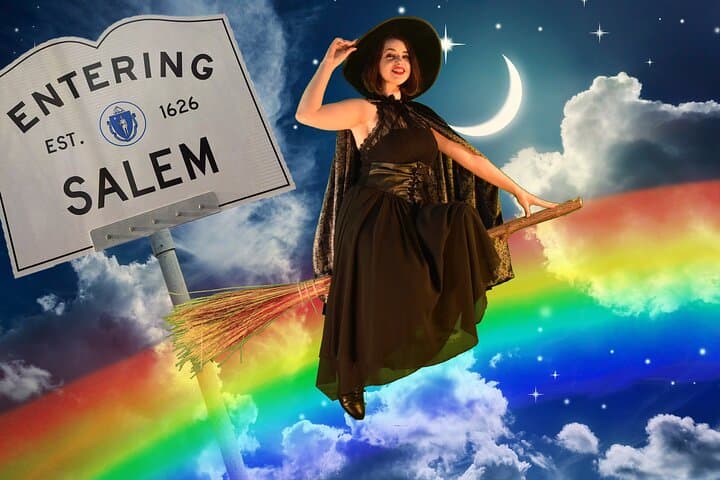 Fly Like a Witch: Magick Broom Green Screen Portraits in Salem photo 5