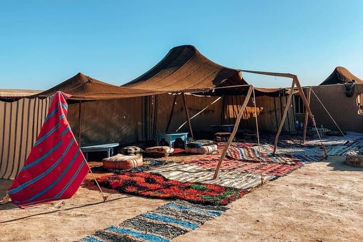 Agafay Desert Sunset Camel Ride with Dinner and Berber Performance