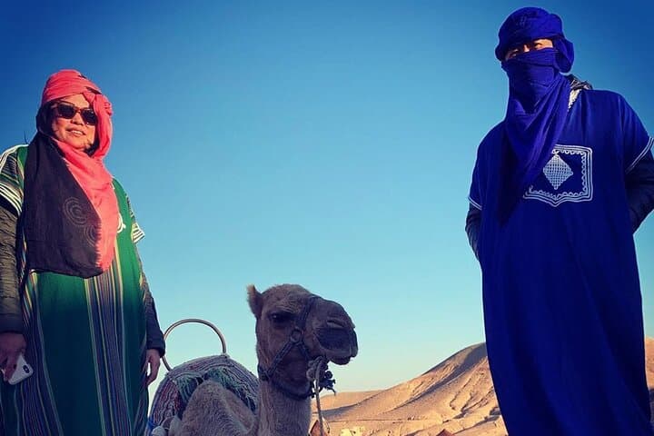 Agafay Desert Sunset Camel Ride with Dinner and Berber Performance photo 2