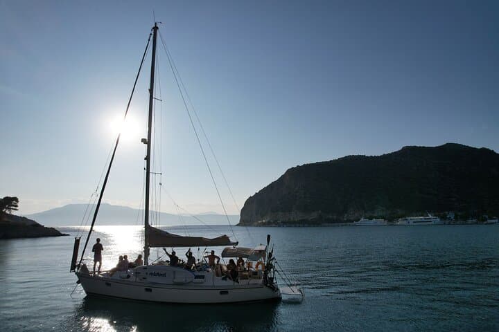 Full-Day Nafplio Sun Sail: Private Cruise to Xiropigado, Romvi & Daskalio