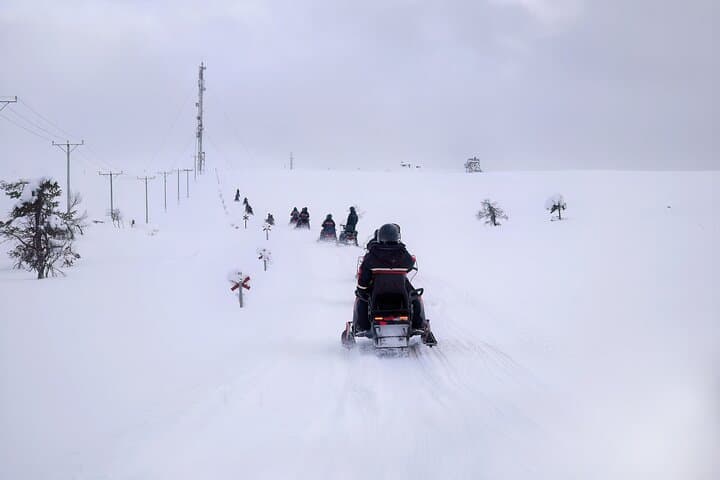 Rovaniemi Private Snowmobile Safari Near the Arctic Circle — Winter Adventure photo 3