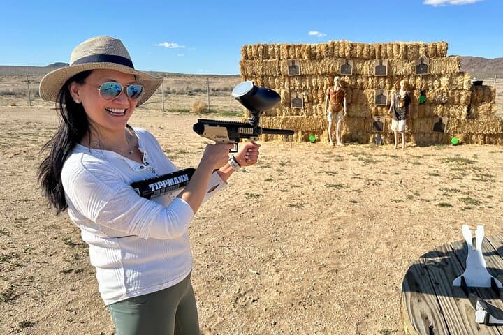 Paintball Target Shooting at Coyote Dry Lake — Joshua Tree Outdoor Range photo 3