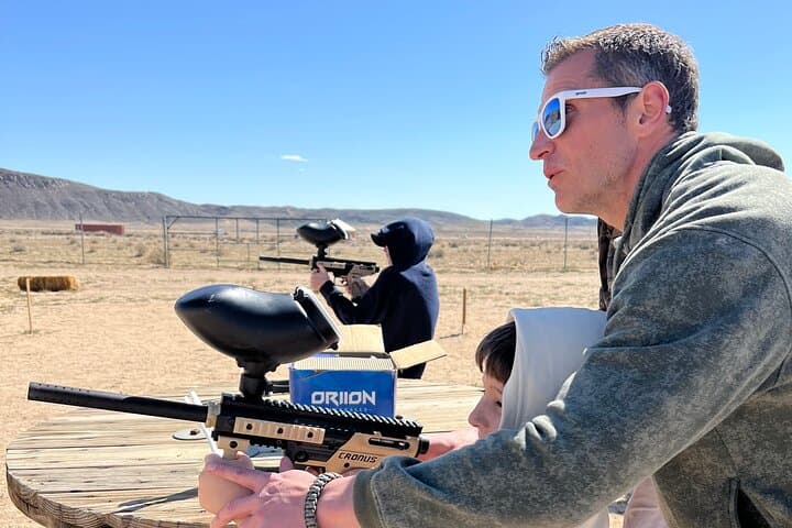 Paintball Target Shooting at Coyote Dry Lake — Joshua Tree Outdoor Range