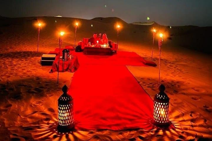 Private Romantic Dune Dinner and Quad Bike Desert Safari in Abu Dhabi photo 1