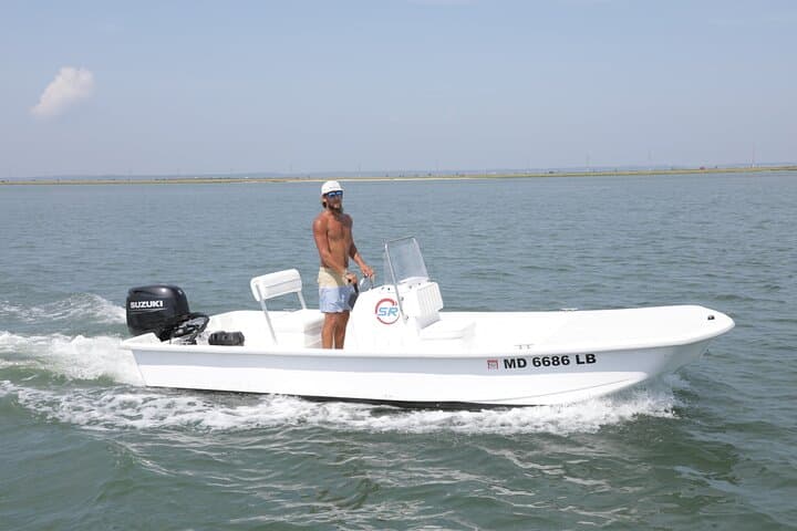 4-Hour Skiff Fishing Rental on Chincoteague Island — Bays, Marshes & Trophies