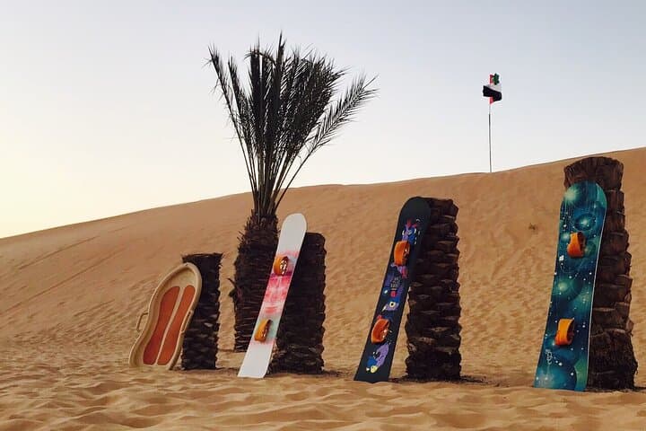 Sunrise Desert Safari in Abu Dhabi: Private Camel Ride, Dune Bashing & Sandboarding photo 5