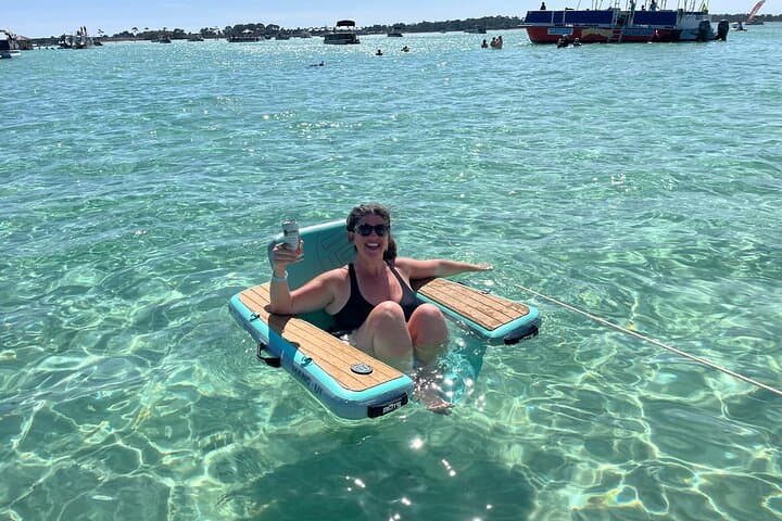 3-Hour Crab Island Cruise in Destin — Paddleboards, Lilypad & Swimming