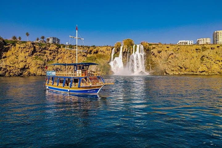 Antalya Boat Tour to Düden Waterfall: Lunch, Swimming & Sea Life photo 1