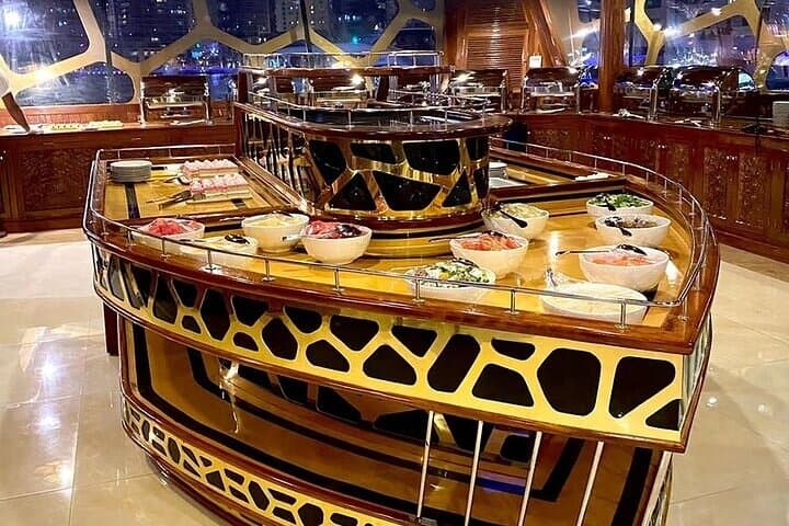 Dubai Ocean Empress Dhow Dinner Cruise — Marina Skyline, Live Music & Dinner
