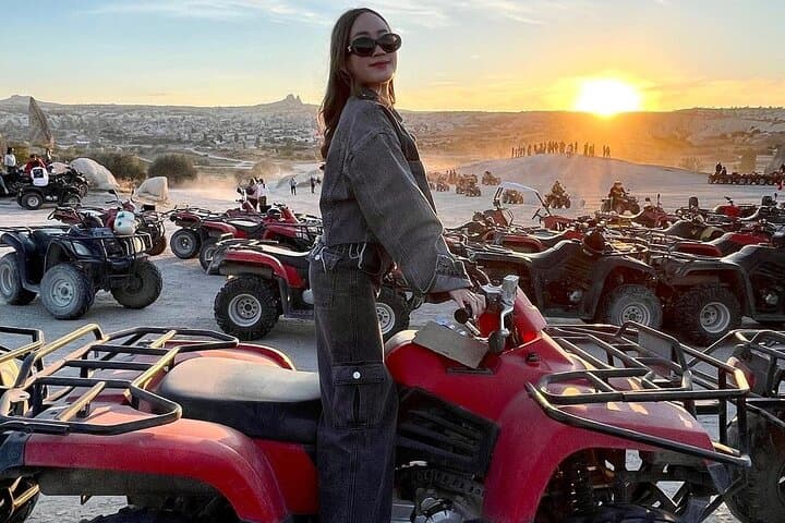 Sunset ATV Quad Ride Through Cappadocia's Love, Red & Rose Valleys