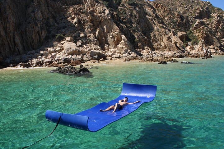 Yamaha 28ft Private Boat Rental in Cabo: Snorkel, El Arco & Whale Watching photo 6
