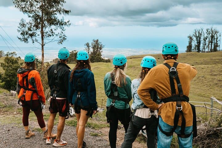 Haleakala 6-Line Zipline Adventure: Soar Maui’s Volcanic Slopes photo 3