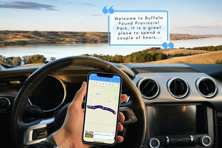Self-Guided Smartphone Driving Tour: Moose Jaw to Manitoba via Regina