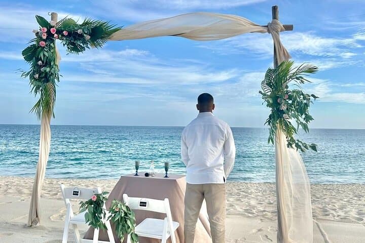 Beach Wedding at 8 Waterfalls — Cabo San Lucas Sunset Ceremony photo 5