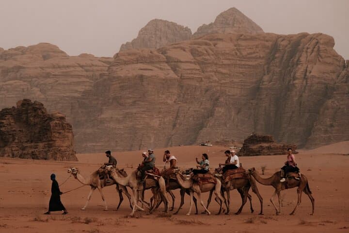 Wadi Rum Camel Trekking: 2-Night Bedouin Camp, Camel Caravan & Stargazing in Jordan