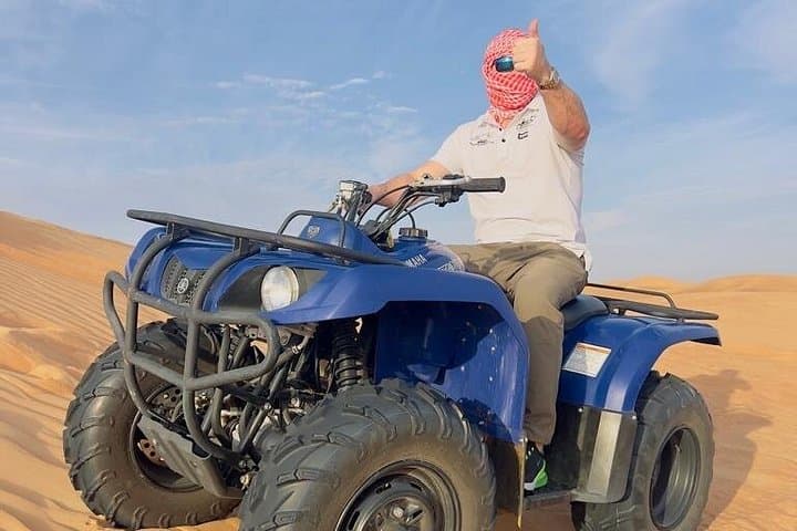 Dubai Morning Desert Safari with Quad Bikes, Dune Bashing & Camel Ride photo 6