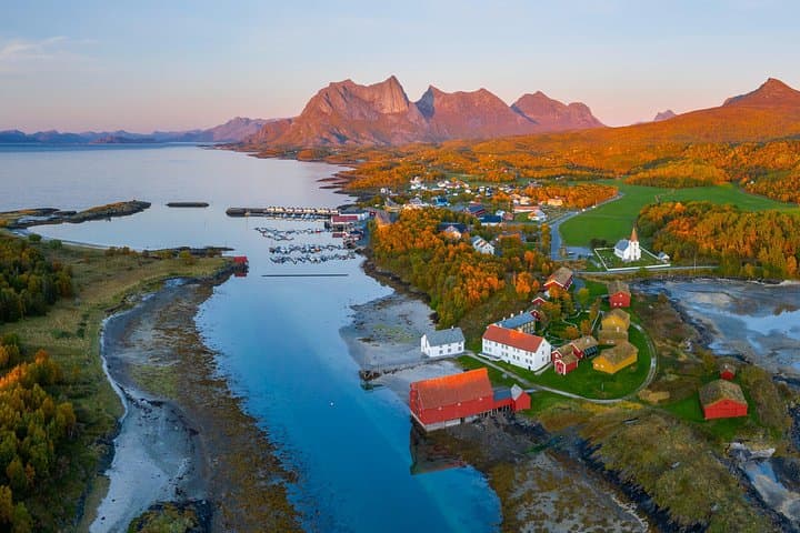 Silent Coastal Cruise to Kjerringøy: Nordfjord, Fjord Walls & Historic Trading Post
