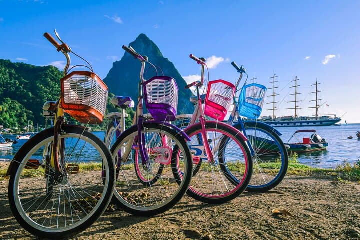 Soufriere Pitons Bike Tour — Piton View Ride & Local Culture