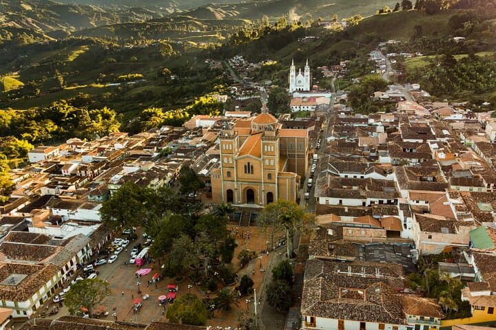 Full-Day Jericó Pueblo Tour from Medellín — Coffee Farm, Chiva Ride & Cultural Walk