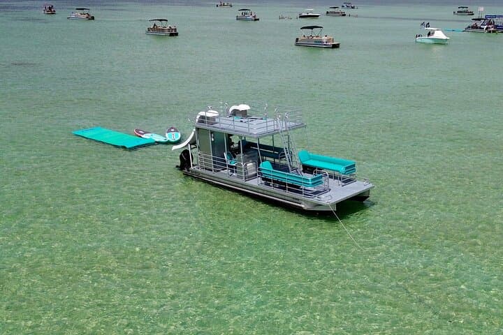 Private Crab Island Slide Pontoon Charter — Double-Decker Day at Destin’s Floating Playground photo 5