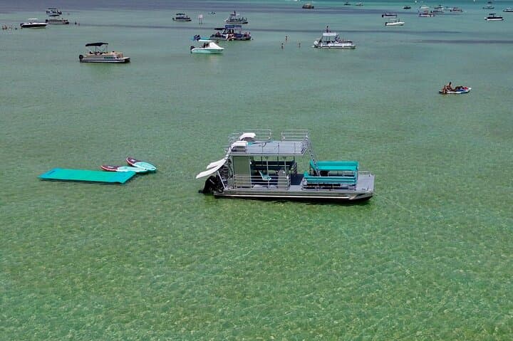 Private Crab Island Slide Pontoon Charter — Double-Decker Day at Destin’s Floating Playground photo 4