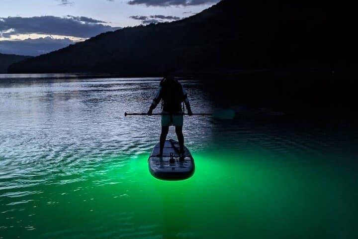Sunset and Light-Up SUP on Chubetsu Lake near Mt. Asahidake