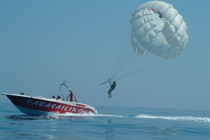Parasail Over Rethymno Beach: Soar Above Crete’s Aegean Coastline photo 2
