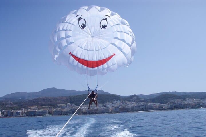 Parasail Over Rethymno Beach: Soar Above Crete’s Aegean Coastline photo 3