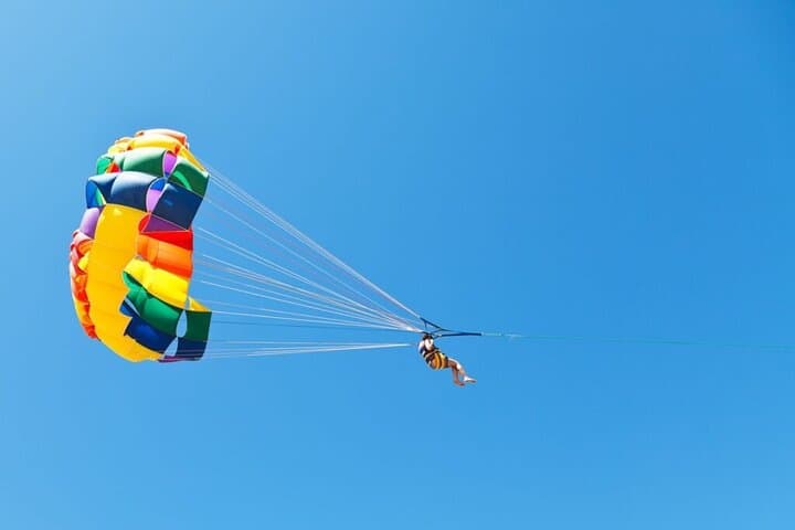 Parasail Over Rethymno Beach: Soar Above Crete’s Aegean Coastline