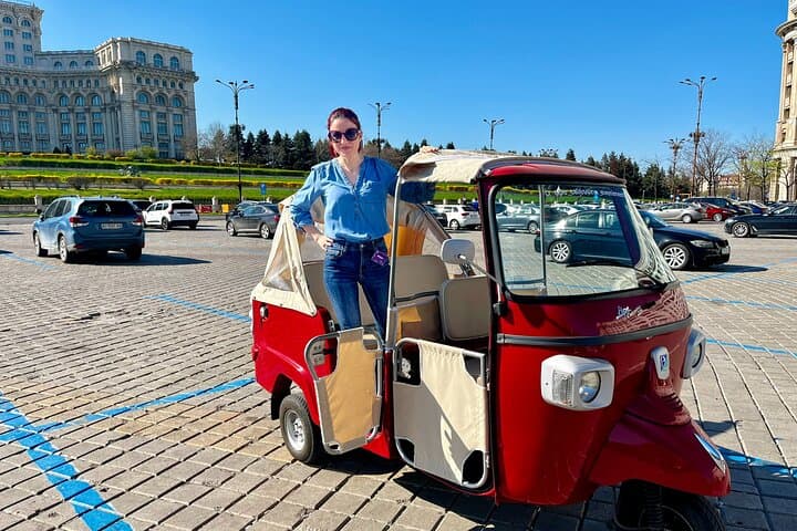 Bucharest Tuk Tuk City Tour — 2-Hour Private Sightseeing of Old Town & Historic Sights photo 5
