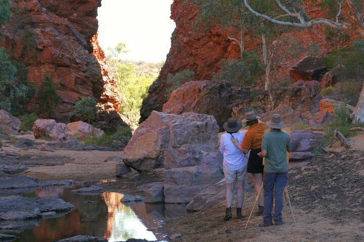 Simpsons Gap Sunset Watercolour Painting Class Near Alice Springs photo 2