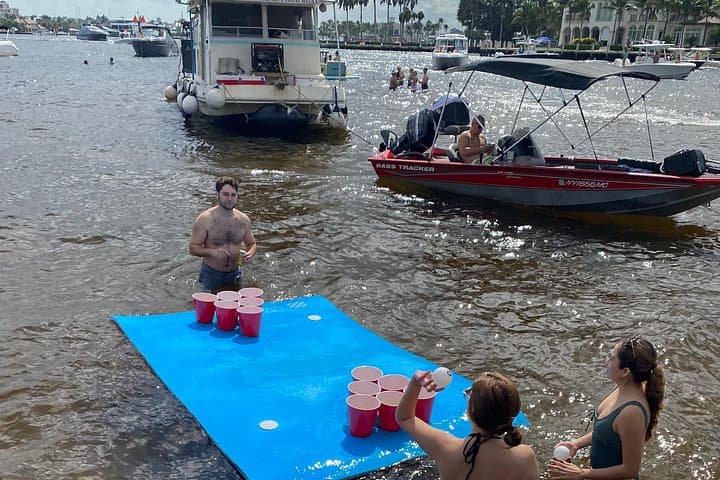 Fort Lauderdale Aqua Patio Pontoon Party: Sunset, Sandbars & Yacht-Row Views photo 2