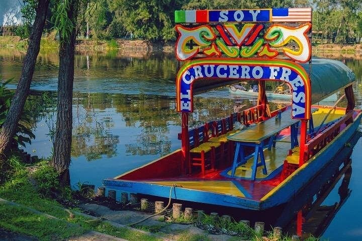 Coyoacán and Xochimilco Trajinera Cruise and Cultural Walking Tour