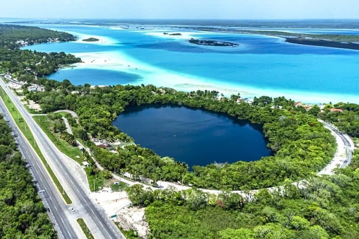 Bacalar Seven-Color Lagoon Day Tour — Boat, Cenotes & Stromatolites photo 4