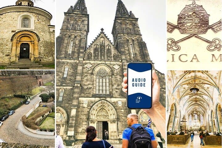 Prague Vyšehrad Self-Guided Audio Tour with St. Peter and Paul Basilica Entry