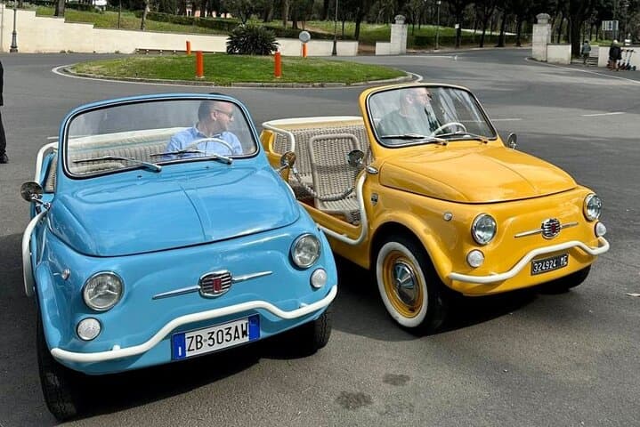 3-Hour Private Vintage Electric Cabrio Tour Through Historic Rome photo 4