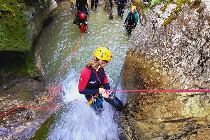 Canyoning in Grenoble — Versoud Canyon Half-Day Descent with Jumps and Ziplines photo 2