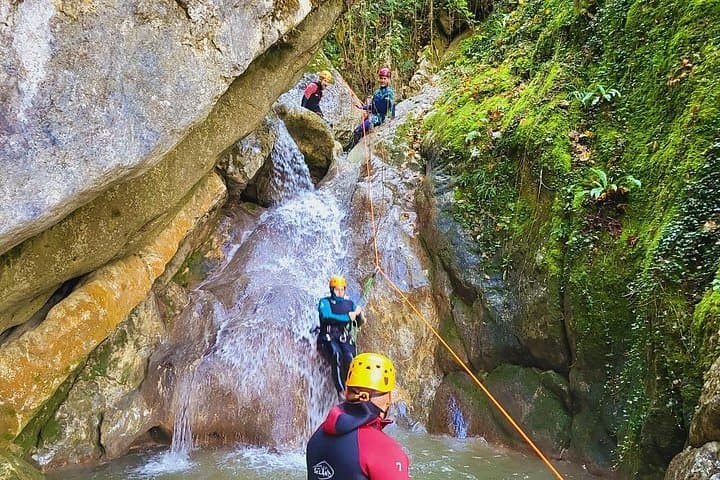 Canyoning in Grenoble — Versoud Canyon Half-Day Descent with Jumps and Ziplines photo 4