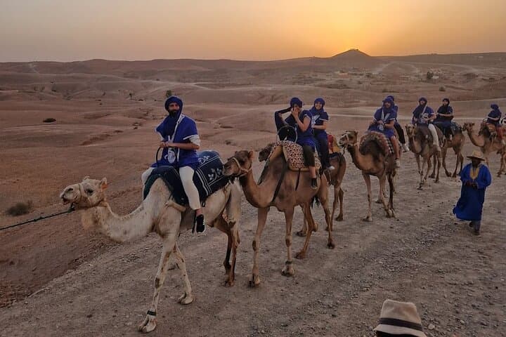 Agafay Desert Sunset Quad and Camel Dinner Experience from Marrakech