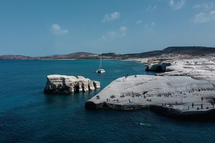 Private Speedboat Cruise Milos Polyaigos Kimolos: Swim Caves & Blue Lagoons photo 4