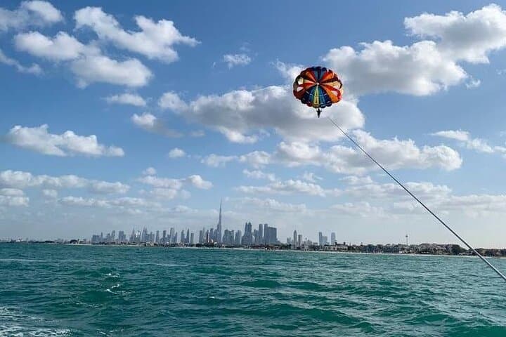 Soar Over Jumeirah: Dubai Luxury Parasailing and Coastline Rides photo 4
