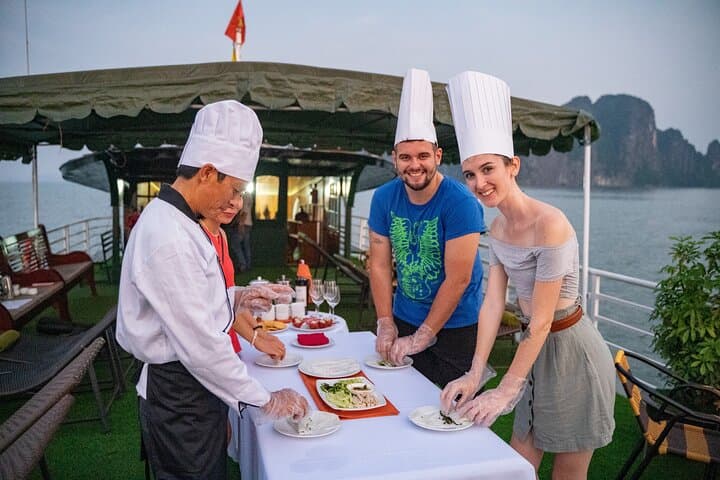 Full-Day Halong Bay Cruise — Kayaking, Caves & Ti Top Views