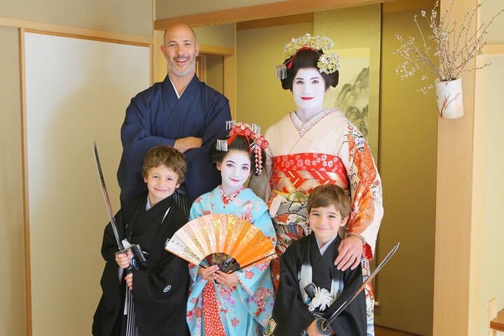 Kyoto Kiyomizudera Maiko & Samurai Family Kimono Experience Near Higashiyama photo 4