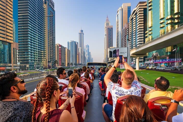 Dubai Hop-On Hop-Off + Caravanserai Desert Safari: Bus City Tour, Dune-Bashing & Bedouin Camp photo 5