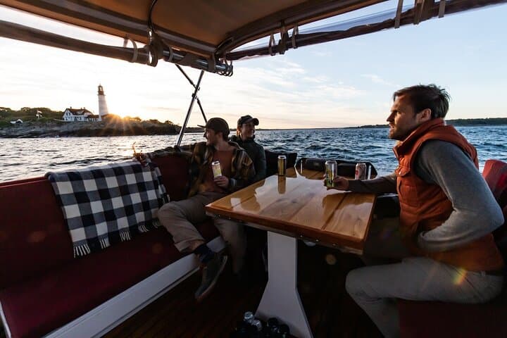 Vintage Lobster Boat Sunset Charter in Casco Bay, Portland (Private, Drinks Included) photo 2