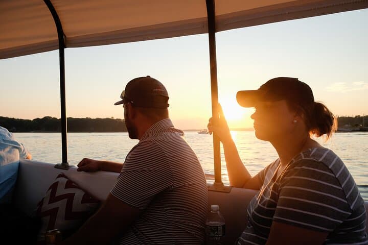Sunset Lighthouse Cruise on Casco Bay with Local Drinks