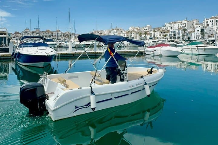 Captain a Self-Drive Boat in Marbella: Dolphin Sighting & Costa del Sol Cruise photo 6
