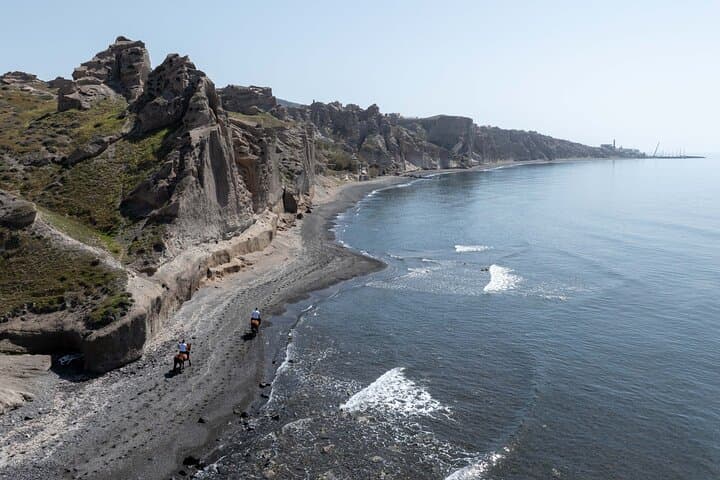 Sunset Horse Riding to Santorini Caldera: Megalochori to Black Beach photo 3