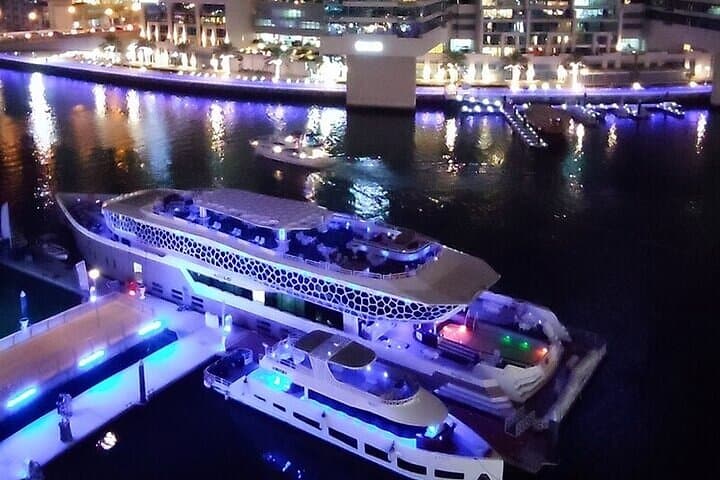 Lotus Mega Yacht Dinner Cruise: Dubai Marina Views of Palm, Atlantis & Bluewaters photo 2