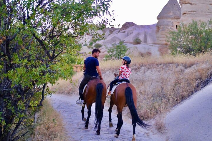 Sunset Horseback Riding in Cappadocia: Ride the Rose & Red Valleys photo 2